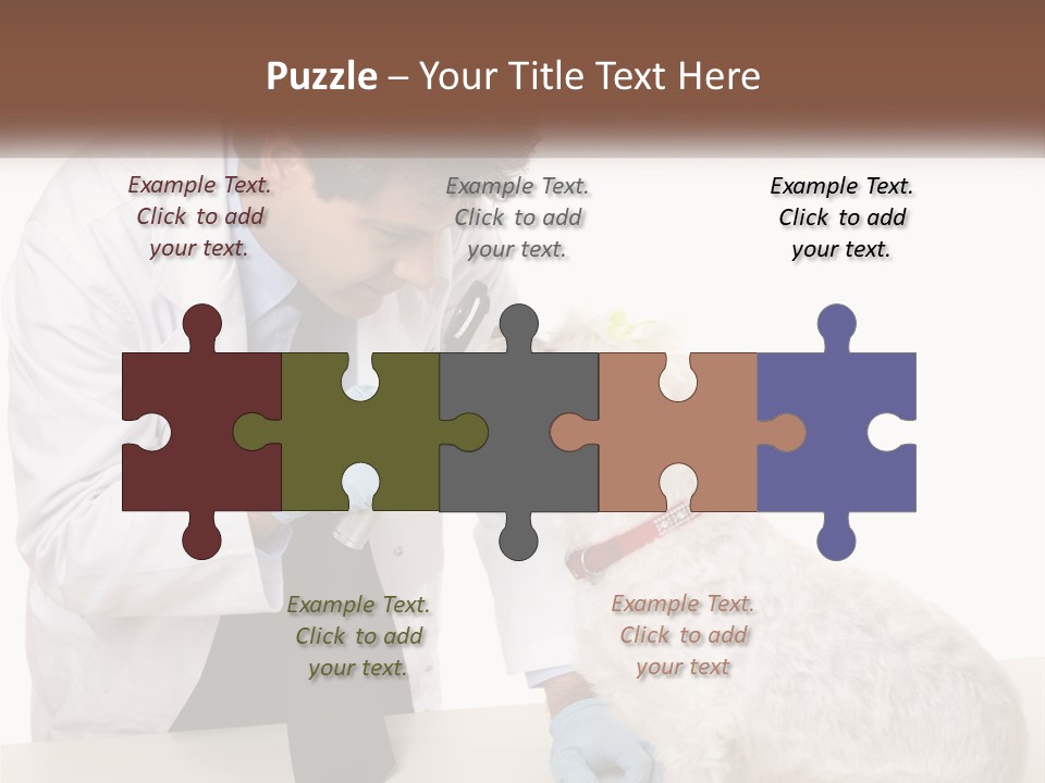 Pensioner Beach Caucasian PowerPoint Template