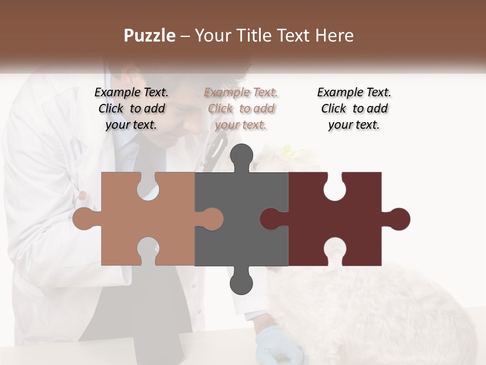 Pensioner Beach Caucasian PowerPoint Template