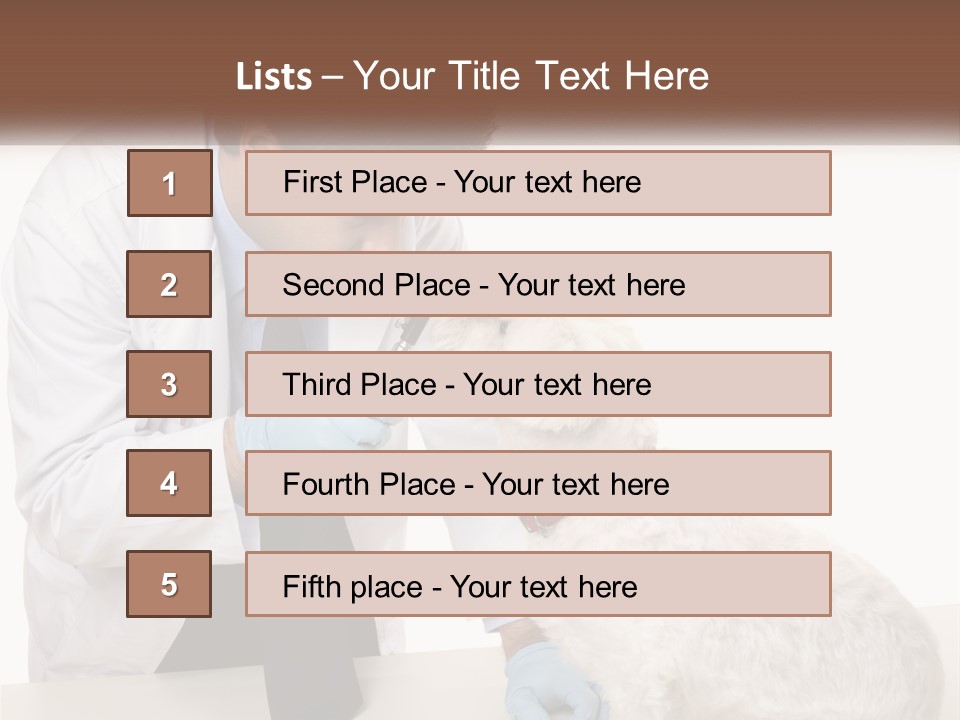 Pensioner Beach Caucasian PowerPoint Template