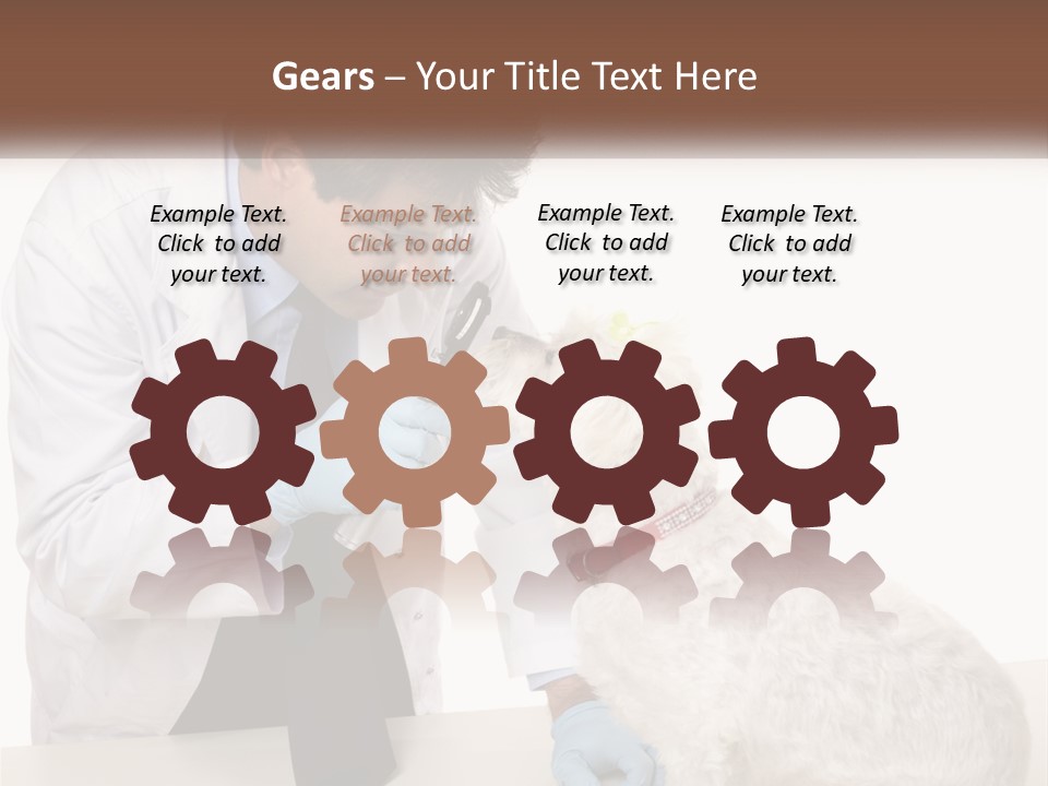 Pensioner Beach Caucasian PowerPoint Template