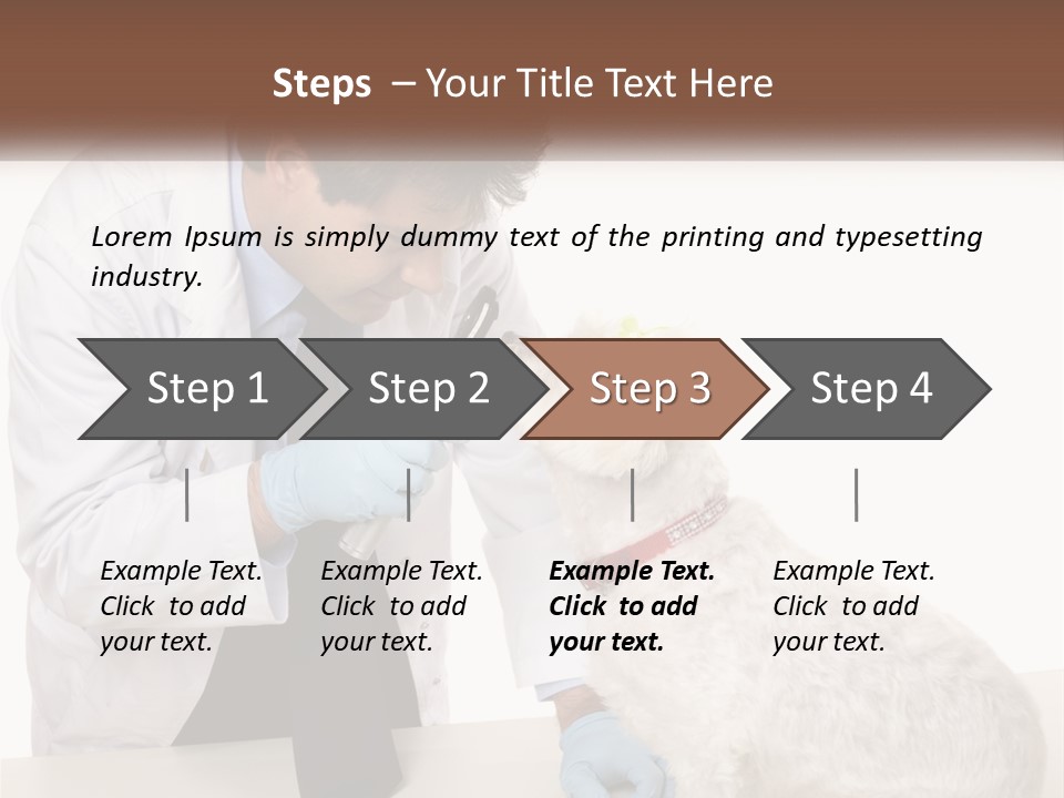 Pensioner Beach Caucasian PowerPoint Template