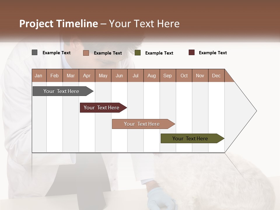 Pensioner Beach Caucasian PowerPoint Template