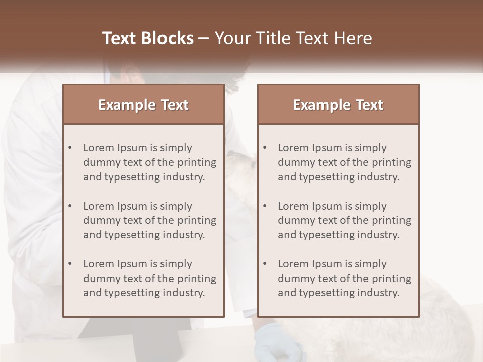 Pensioner Beach Caucasian PowerPoint Template