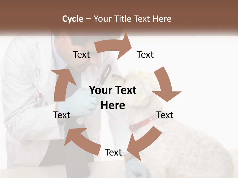 Pensioner Beach Caucasian PowerPoint Template