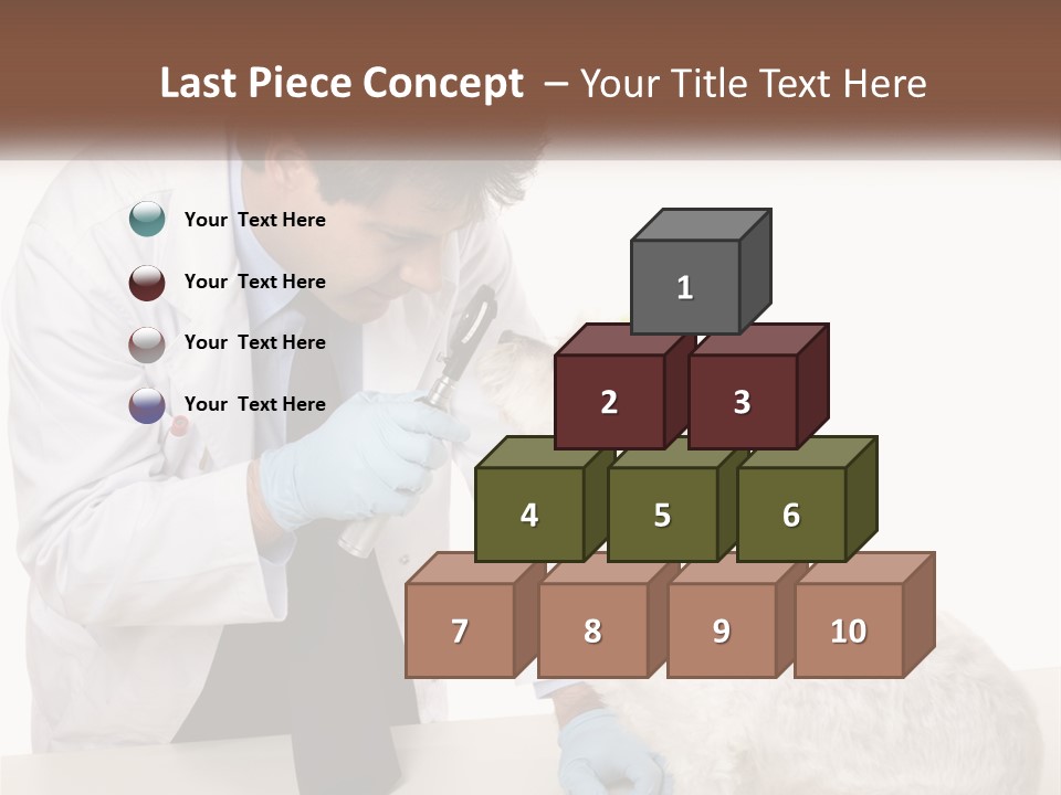 Pensioner Beach Caucasian PowerPoint Template