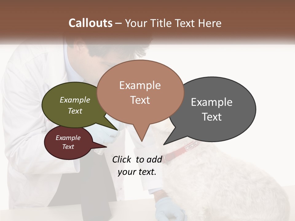 Pensioner Beach Caucasian PowerPoint Template