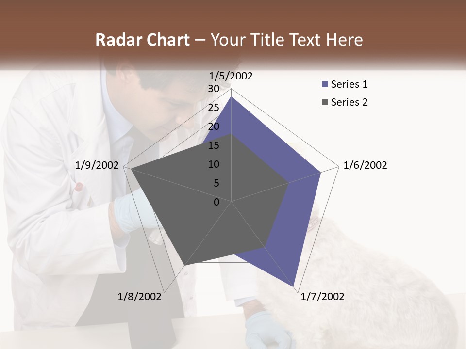 Pensioner Beach Caucasian PowerPoint Template