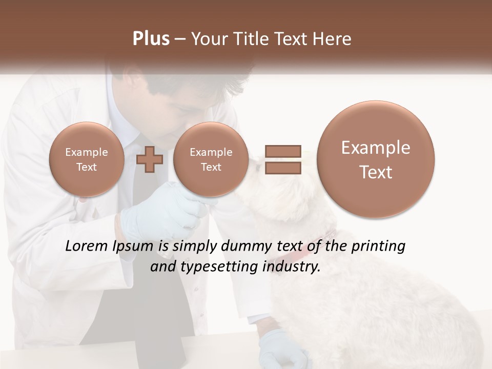 Pensioner Beach Caucasian PowerPoint Template