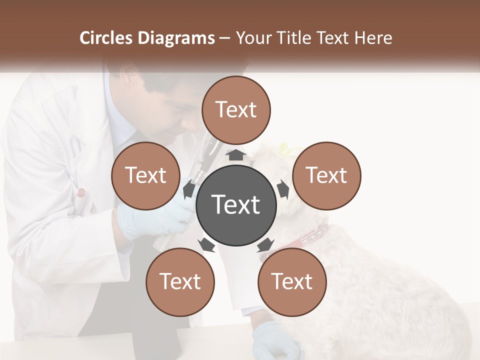 Pensioner Beach Caucasian PowerPoint Template