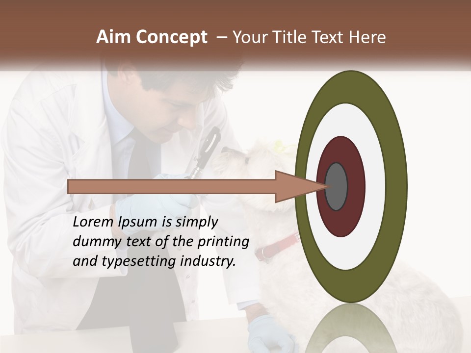 Pensioner Beach Caucasian PowerPoint Template