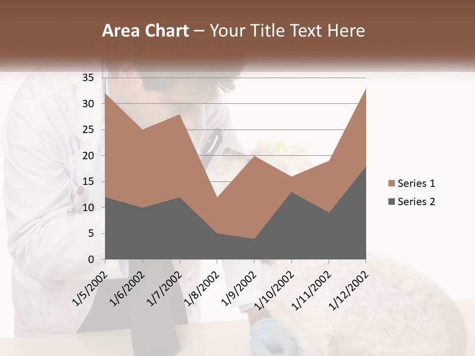 Pensioner Beach Caucasian PowerPoint Template