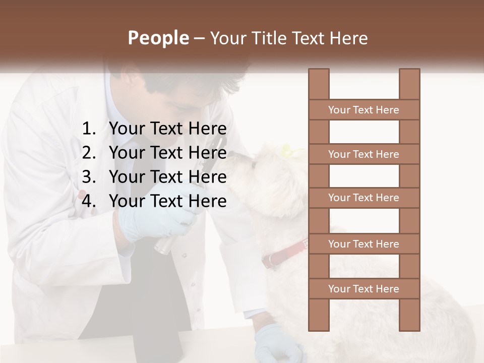 Pensioner Beach Caucasian PowerPoint Template