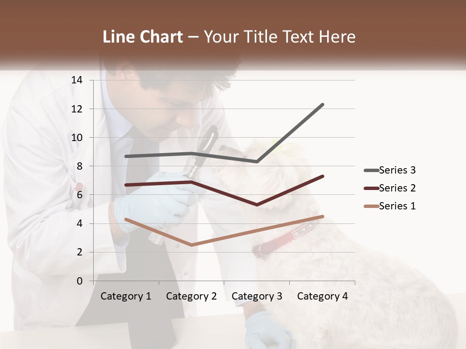 Pensioner Beach Caucasian PowerPoint Template