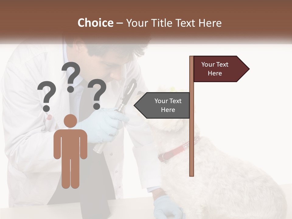 Pensioner Beach Caucasian PowerPoint Template