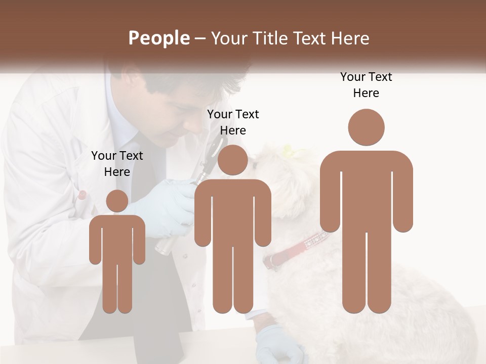 Pensioner Beach Caucasian PowerPoint Template