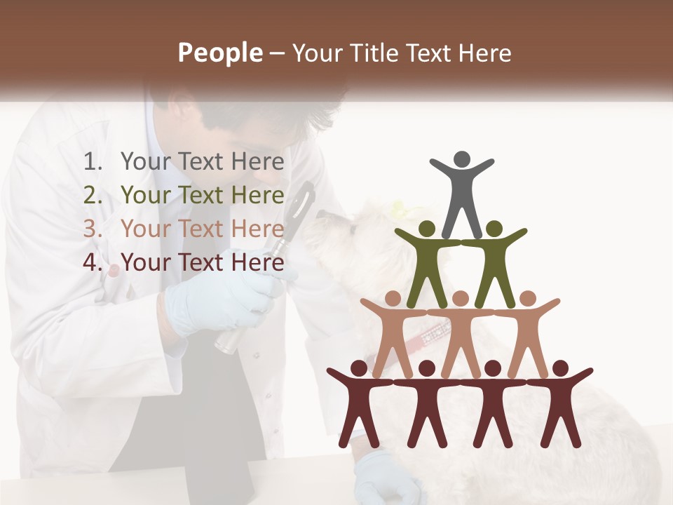 Pensioner Beach Caucasian PowerPoint Template