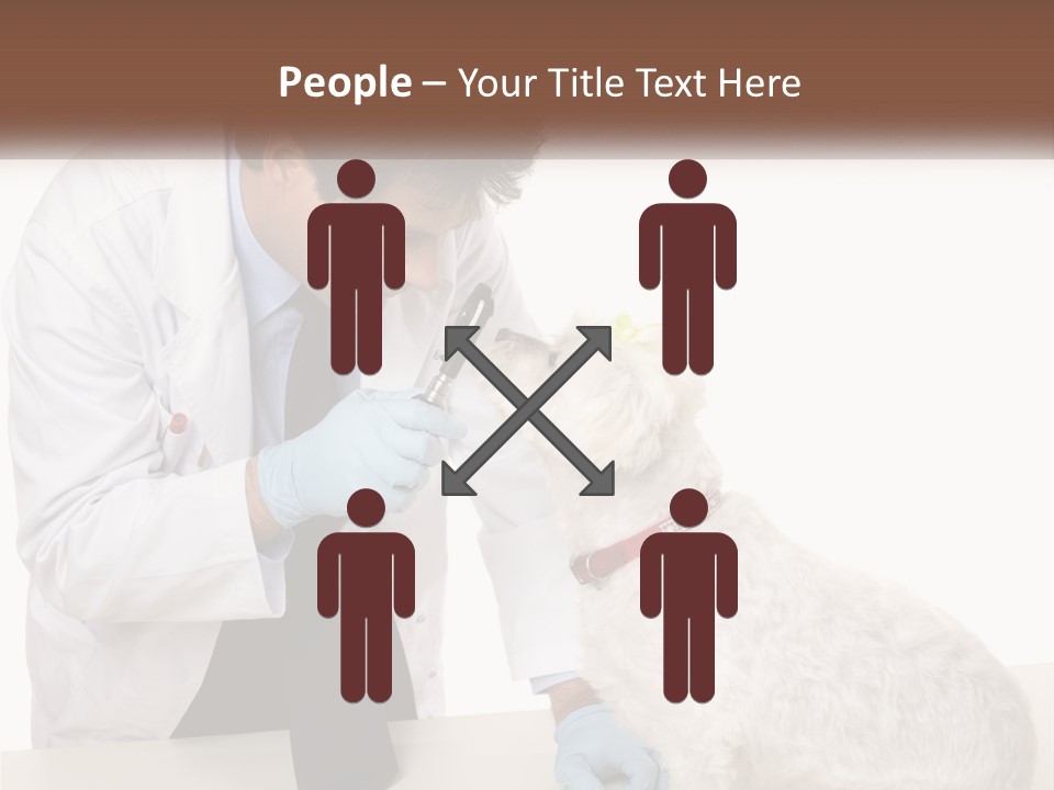 Pensioner Beach Caucasian PowerPoint Template