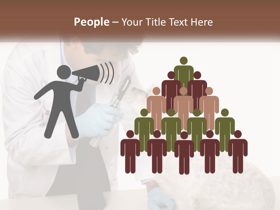 Pensioner Beach Caucasian PowerPoint Template