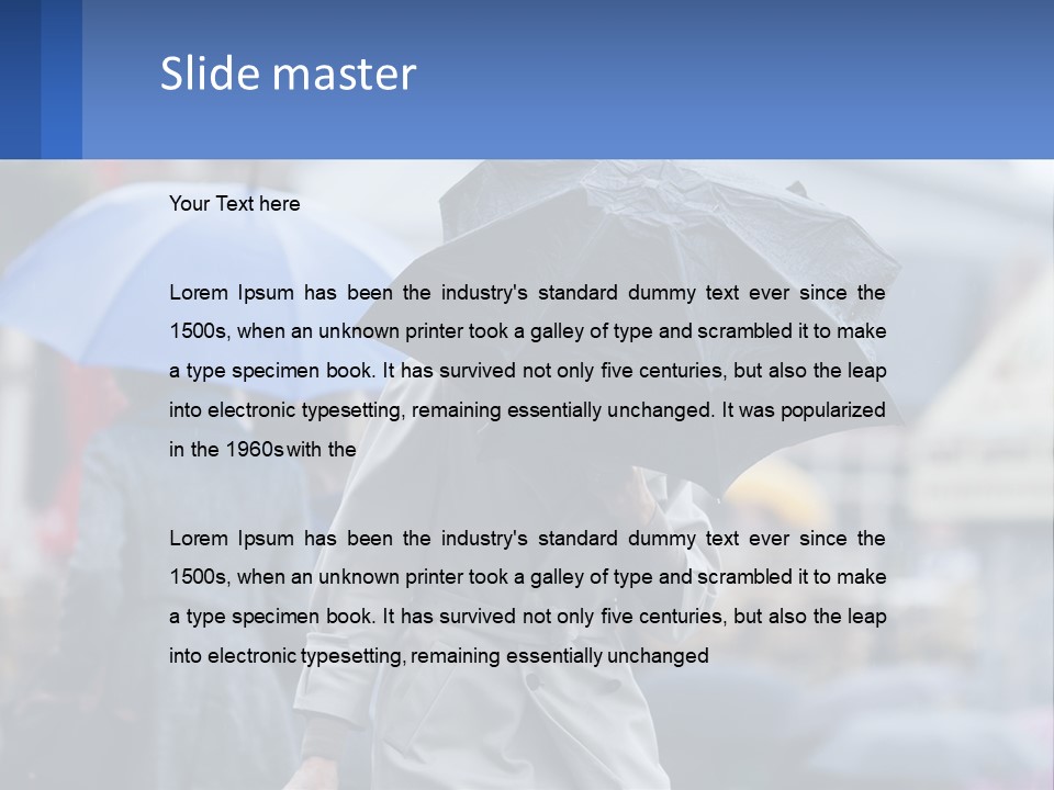 Sunrise Old Standing PowerPoint Template