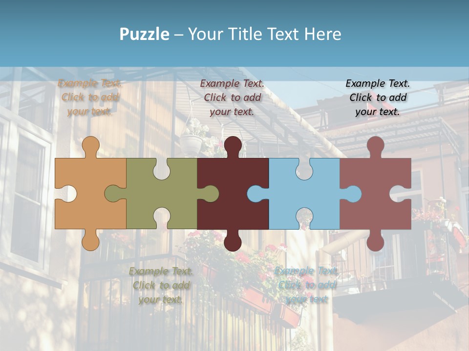 Sand Sunrise Coastal PowerPoint Template