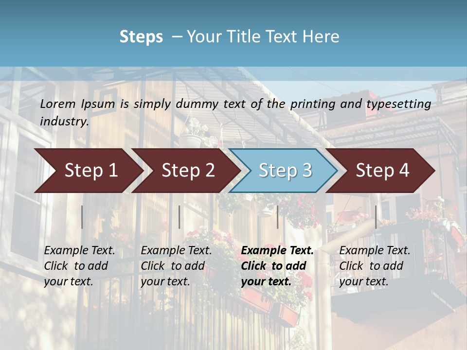 Sand Sunrise Coastal PowerPoint Template