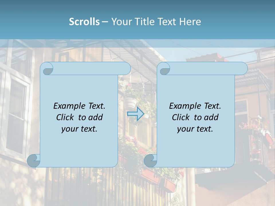 Sand Sunrise Coastal PowerPoint Template