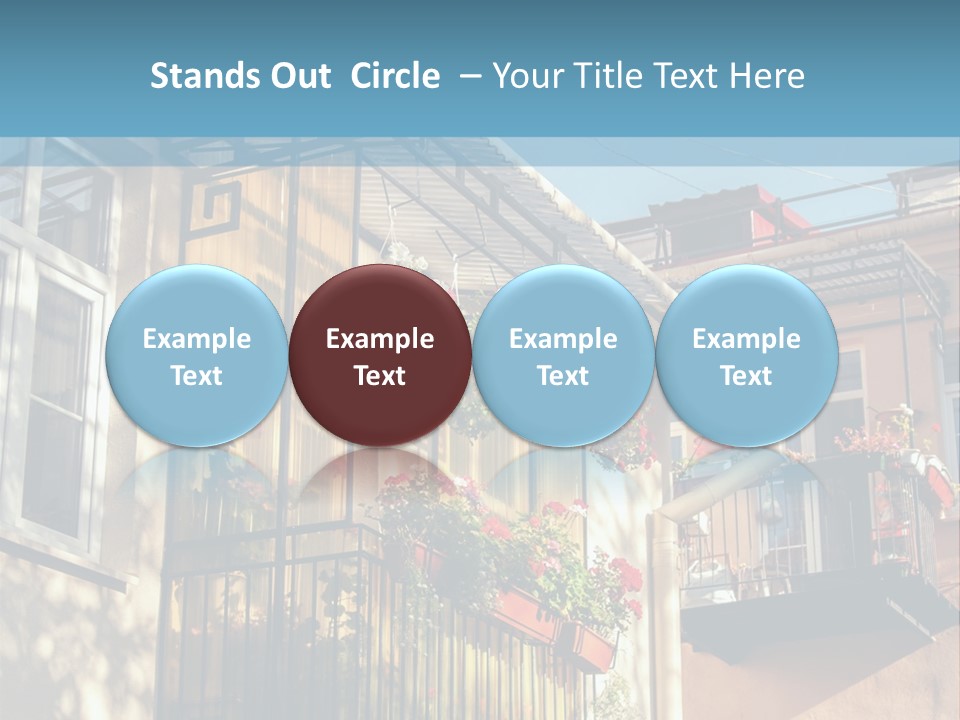 Sand Sunrise Coastal PowerPoint Template