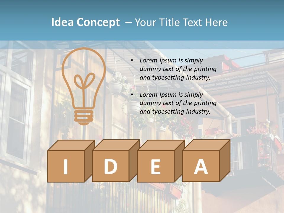 Sand Sunrise Coastal PowerPoint Template