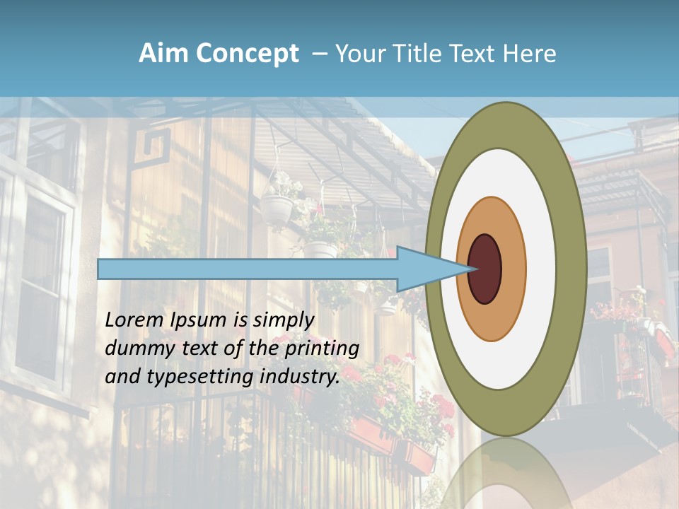 Sand Sunrise Coastal PowerPoint Template