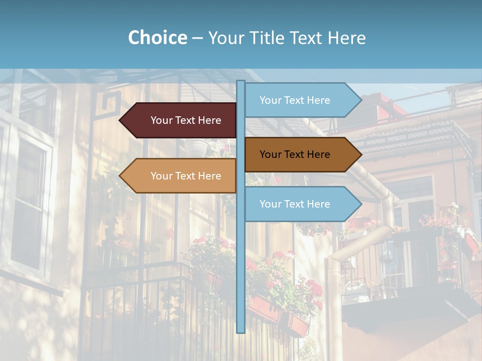 Sand Sunrise Coastal PowerPoint Template