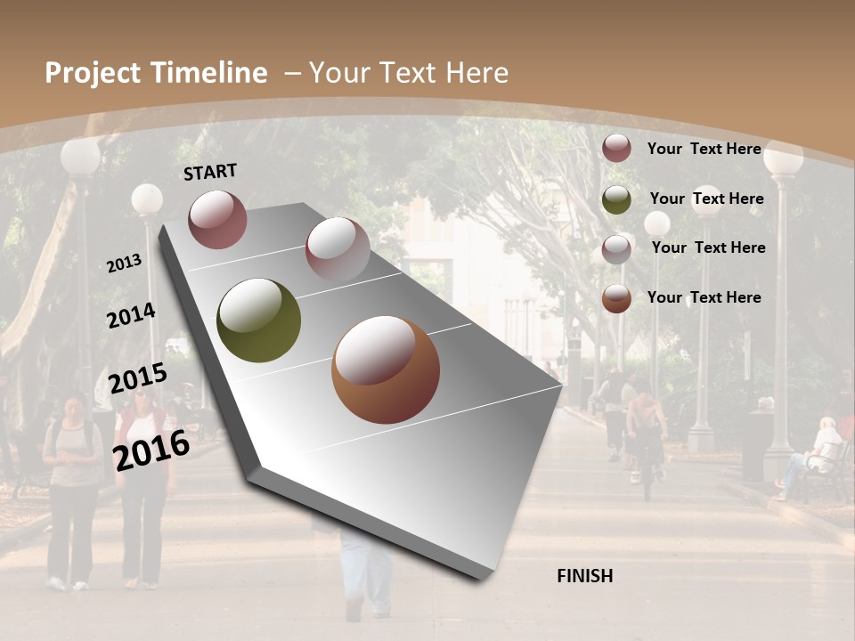 Mother Wave Woman PowerPoint Template
