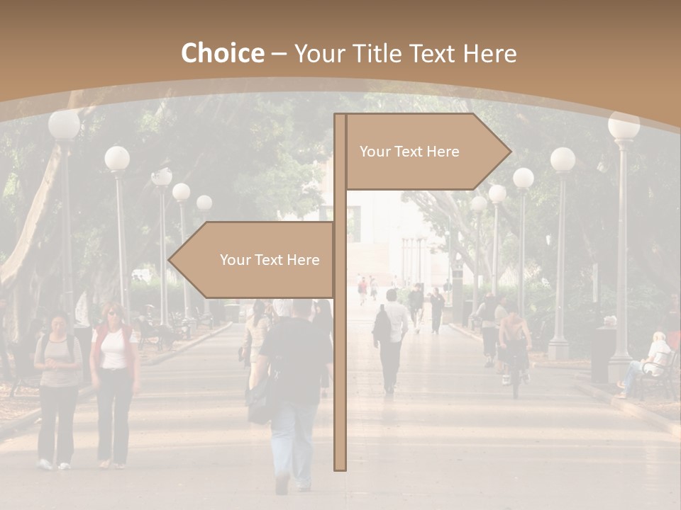Mother Wave Woman PowerPoint Template