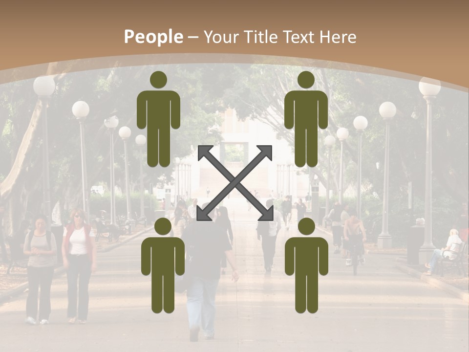 Mother Wave Woman PowerPoint Template