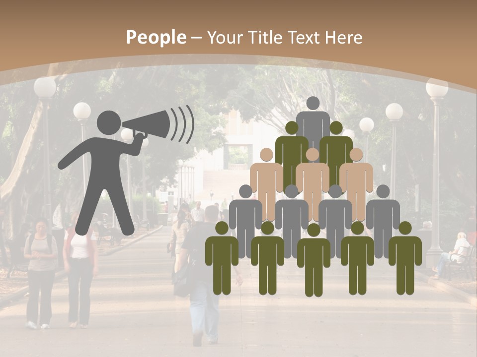 Mother Wave Woman PowerPoint Template