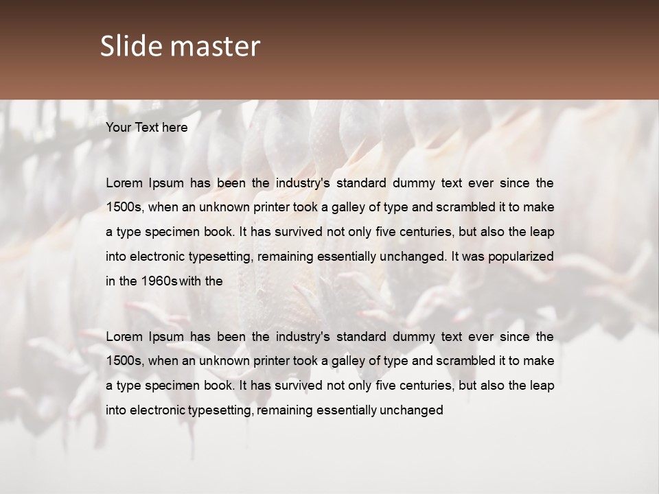 Wave Senior Woman PowerPoint Template