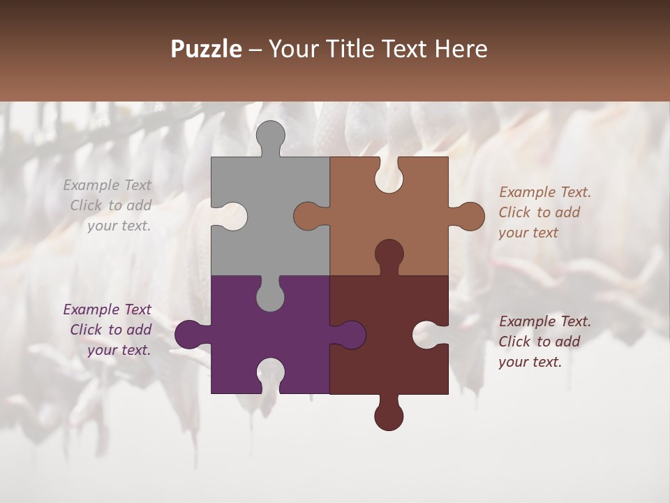 Wave Senior Woman PowerPoint Template