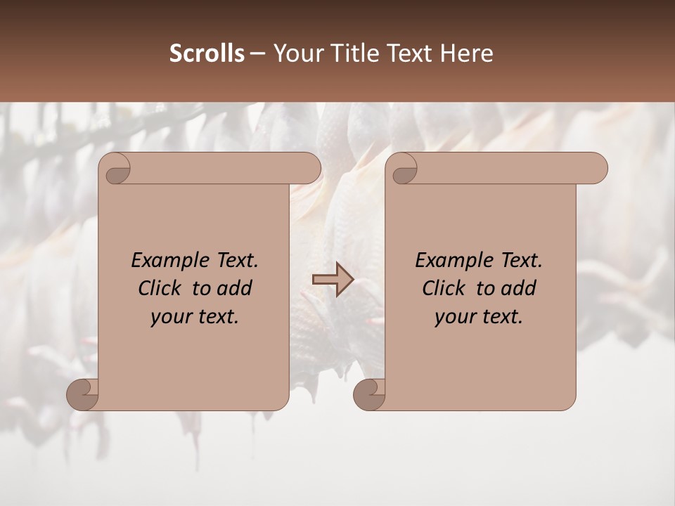 Wave Senior Woman PowerPoint Template