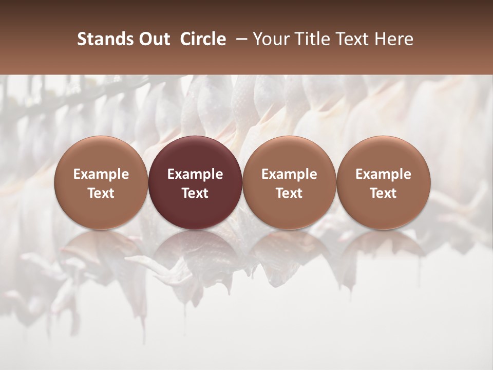 Wave Senior Woman PowerPoint Template