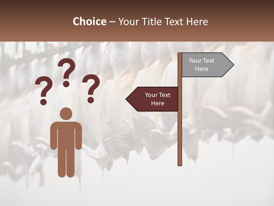 Wave Senior Woman PowerPoint Template