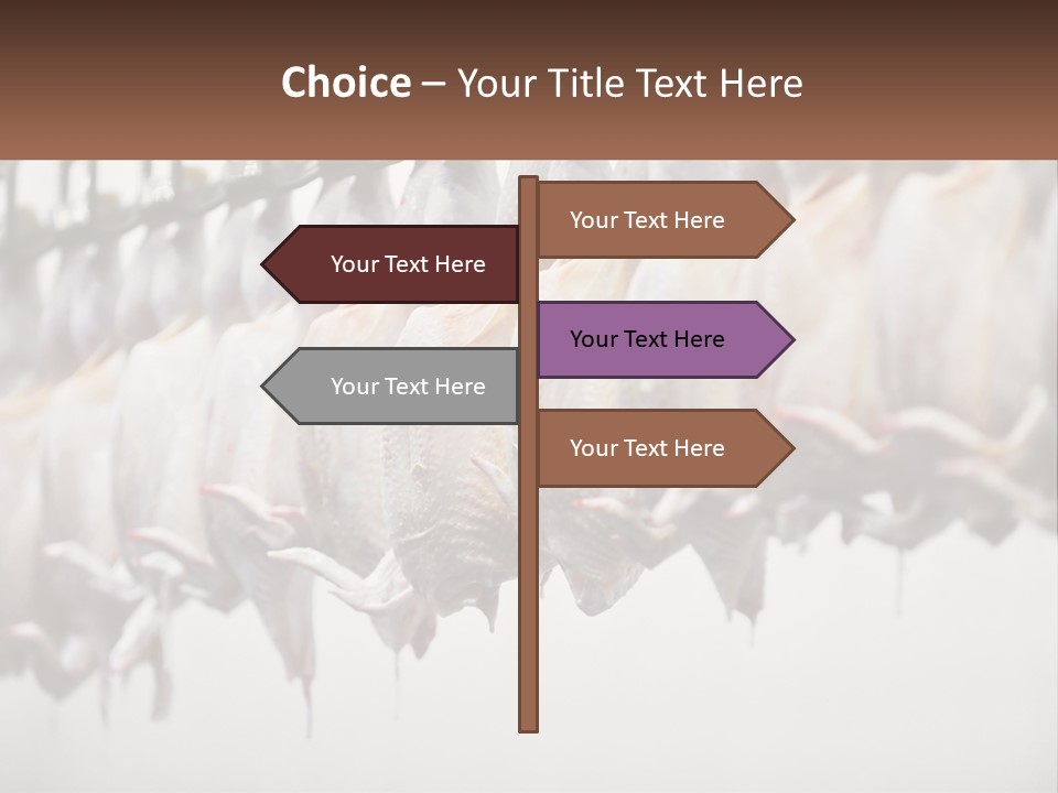 Wave Senior Woman PowerPoint Template