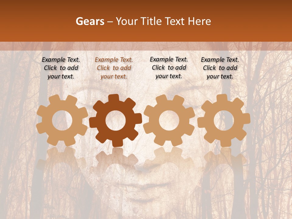 Lifestyle Sunset Elderly PowerPoint Template