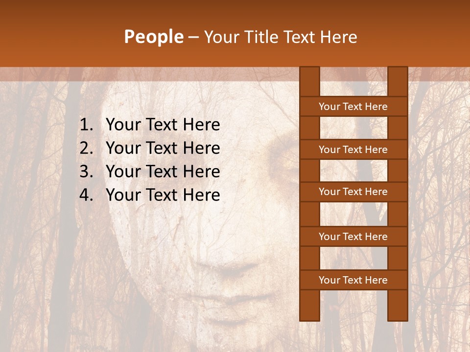 Lifestyle Sunset Elderly PowerPoint Template