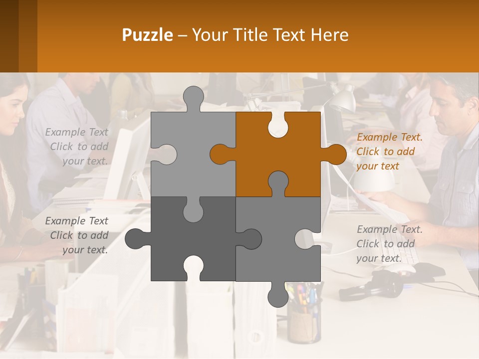 Ocean Woman Calm PowerPoint Template