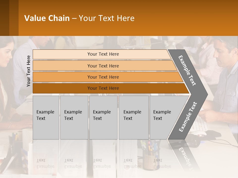 Ocean Woman Calm PowerPoint Template