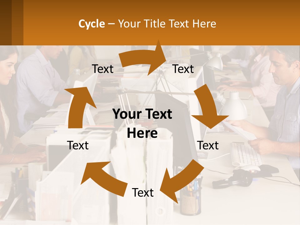 Ocean Woman Calm PowerPoint Template