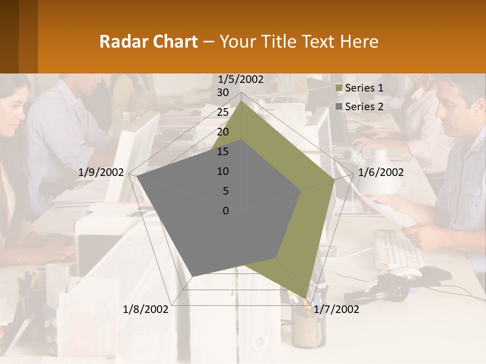 Ocean Woman Calm PowerPoint Template