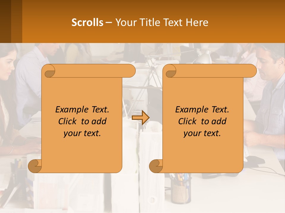 Ocean Woman Calm PowerPoint Template