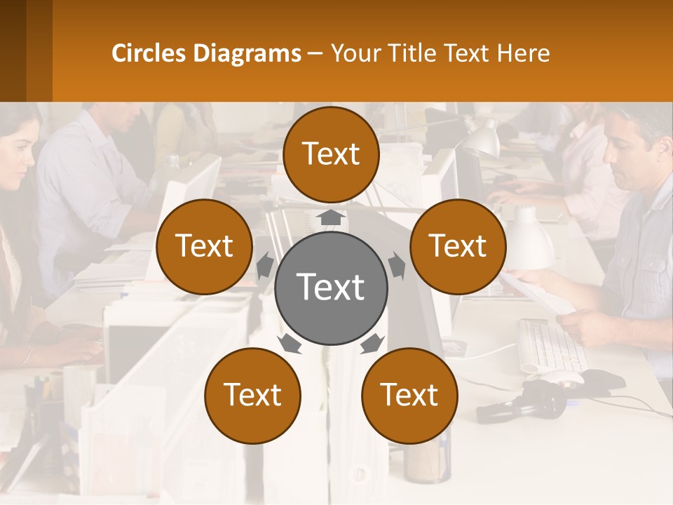 Ocean Woman Calm PowerPoint Template