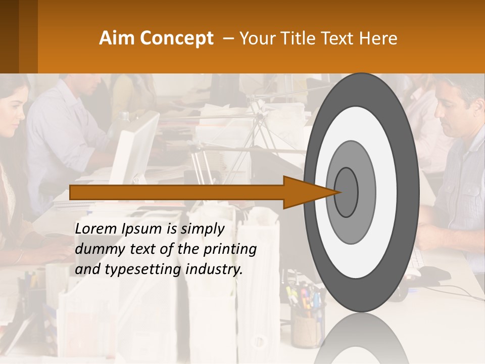 Ocean Woman Calm PowerPoint Template