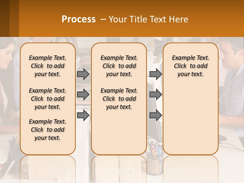 Ocean Woman Calm PowerPoint Template